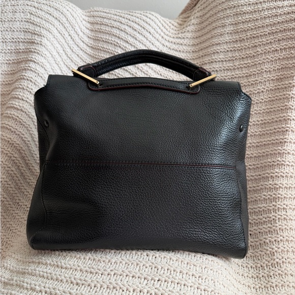 Furla Genuine Leather Top Handle Satchel w/ Detachable Crossbody Strap - Picture 2 of 10